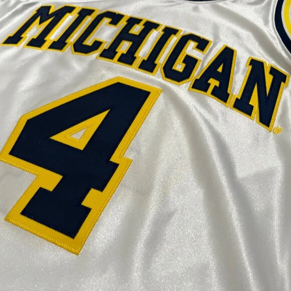Chris Webber Michigan Jersey Home AUTHENTIC - Picture 2 of 8